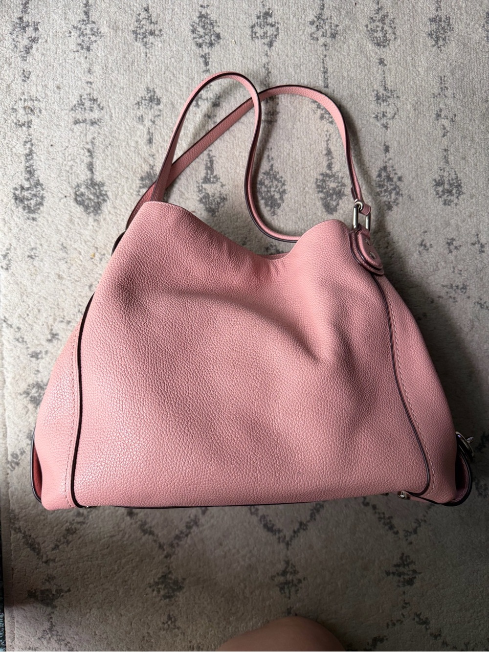 Coach Pink Leather Shoulder Bag - Picture 3 of 8